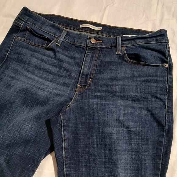 Levi Staus & Co Women's 16W Denim Stretch Jeans Dark Wash Water<Less S - Picture 1 of 14